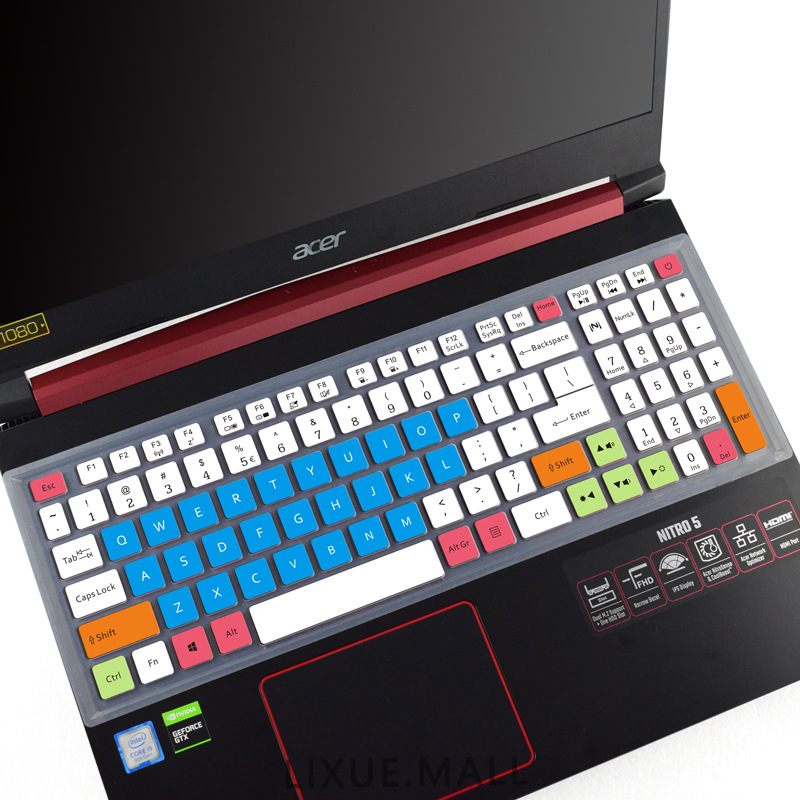 Lixue Acer Shadow Knight Rock4 Generations An515-55 Nitro 5 Pelindung Keyboard Laptop 15.6 &quot;Bahan Silikon