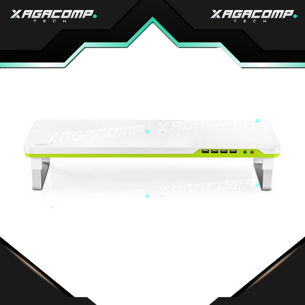 Monitor / Laptop Stand Deepcool M-Desk F1 - USB Hub + Audio Combo jack 3.5"