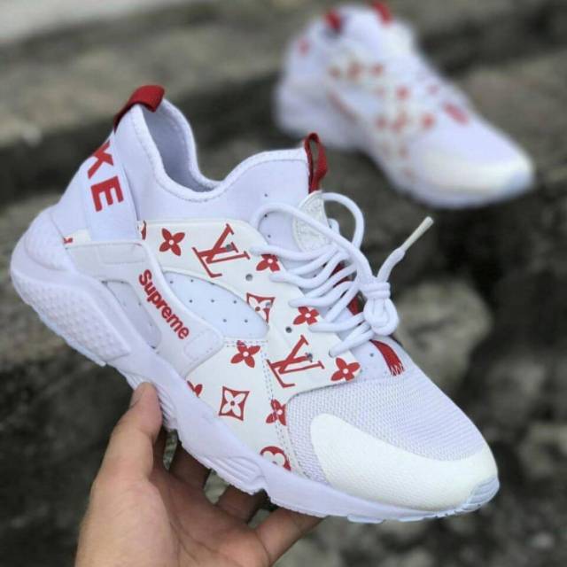 nike huarache supreme x louis vuitton
