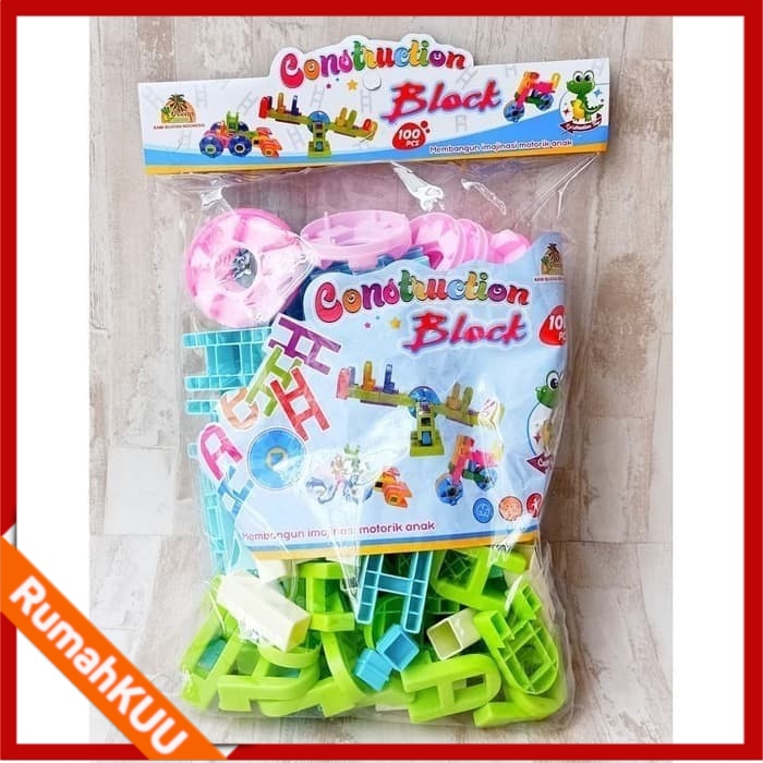 CREATIVE CONTRUCTION BLOCK OCT 9601 /HKR 11 01030 isi 106 MAINAN EDUKASI ANAK PUZZLE BALOK LEGO SUSU