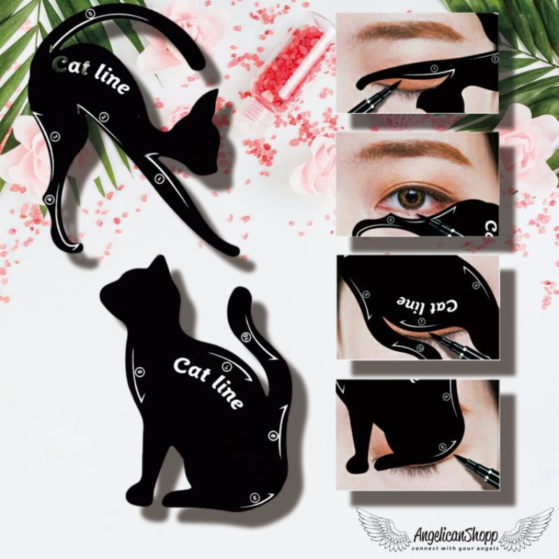 Cetakan Eyeliner dan Cetakan Eyeshadow mudah di pakai / Murah / murah kosmetik / GM
