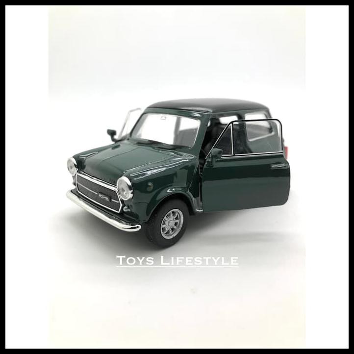 WELLY DIECAST - MINI COOPER 1300 SKALA 1:32 (HIJAU TUA)