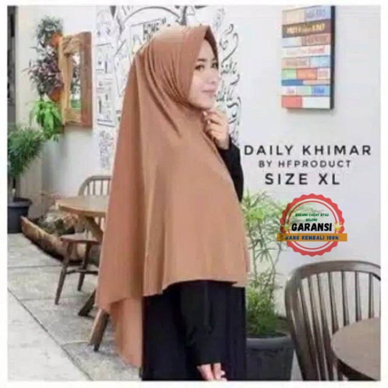 JILBAB KHIMAR JUMBO / KHIMAR XL / JILBAB MUSLIMAH / 75 x 100 cm