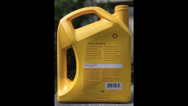 OLI SHELL HX5 15W-40 4 liter VERIFIED QR BARCODE