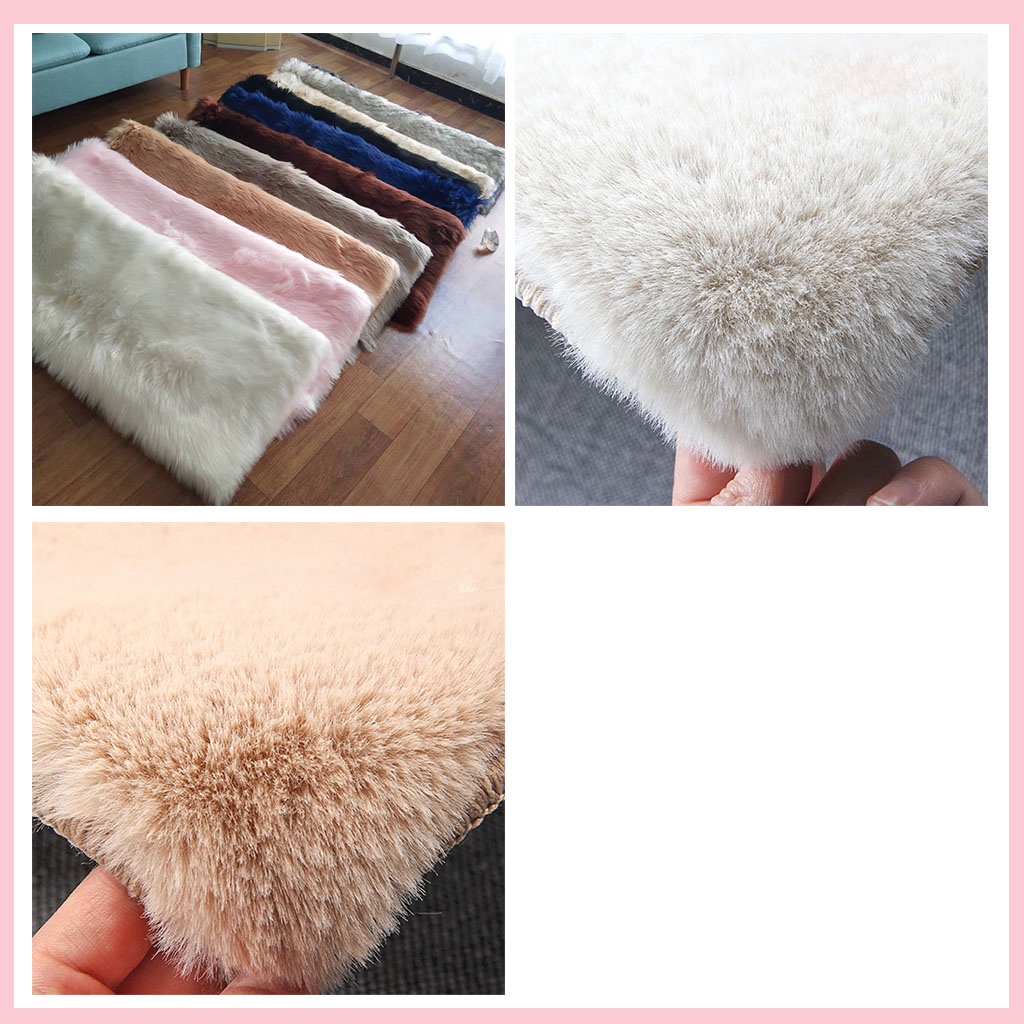 Limited Kain Rasfur Bulu Halus Tebal Bahan Karpet Ambal Alas Duduk Kain Bulu Background Backdrop