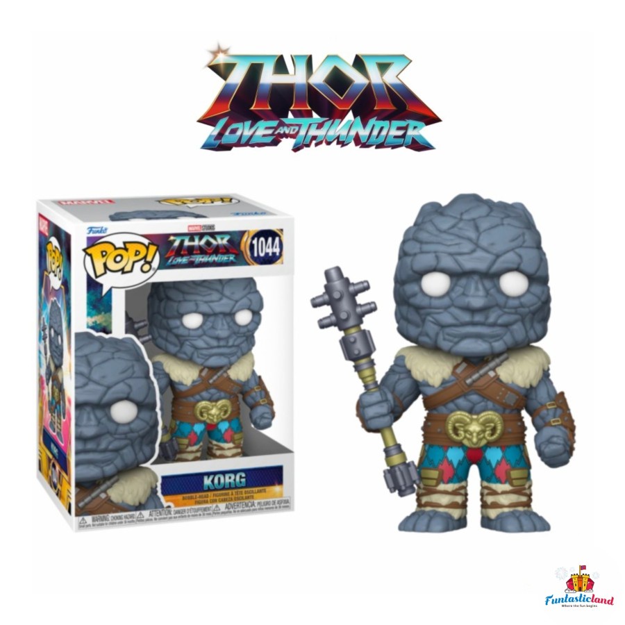 Original Funko POP Marvel Thor: Love and Thunder - Korg #1044
