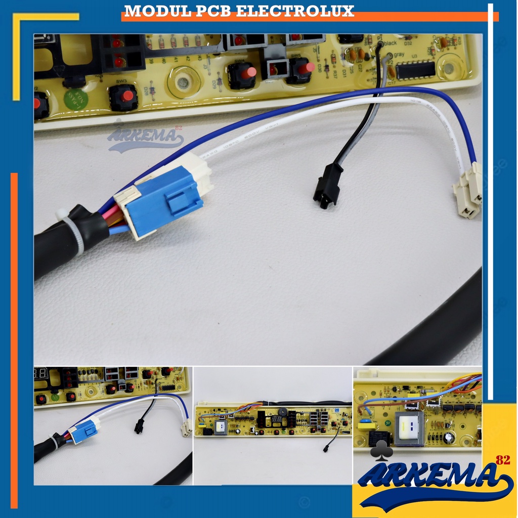 MODUL PCB MESIN CUCI ELEKTROLUX | TYPE EWT704S / EWT7042S / EWT854 | CODE PART ZTL75