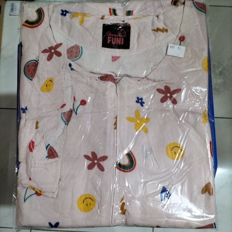 daster tangan 3/4 /tangan 7/8 / busui/panjang viral jumbo /long daster/daster 3/4 /homedress/daster semata kaki/daster gamis-Tk morning