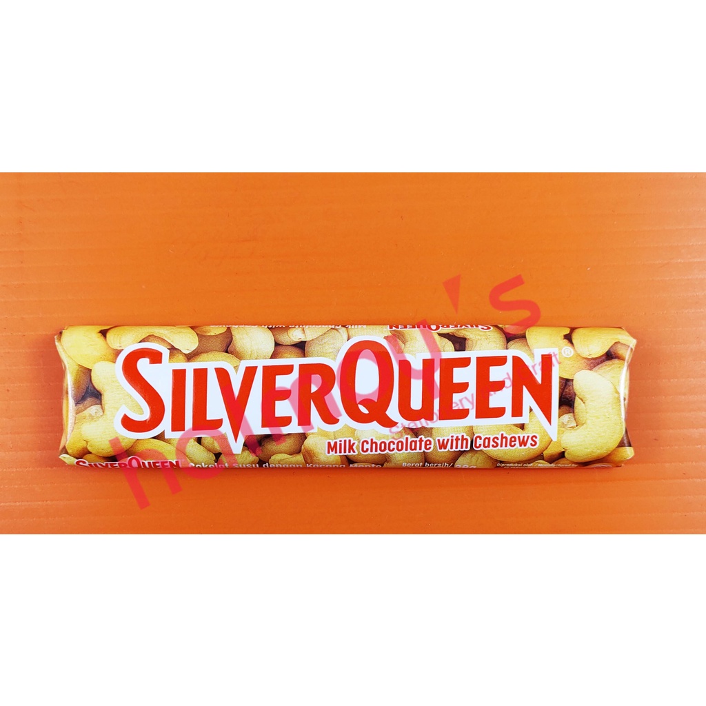 

COKLAT / CHOCOLATE SILVER QUEEN CASHEW 28 GR