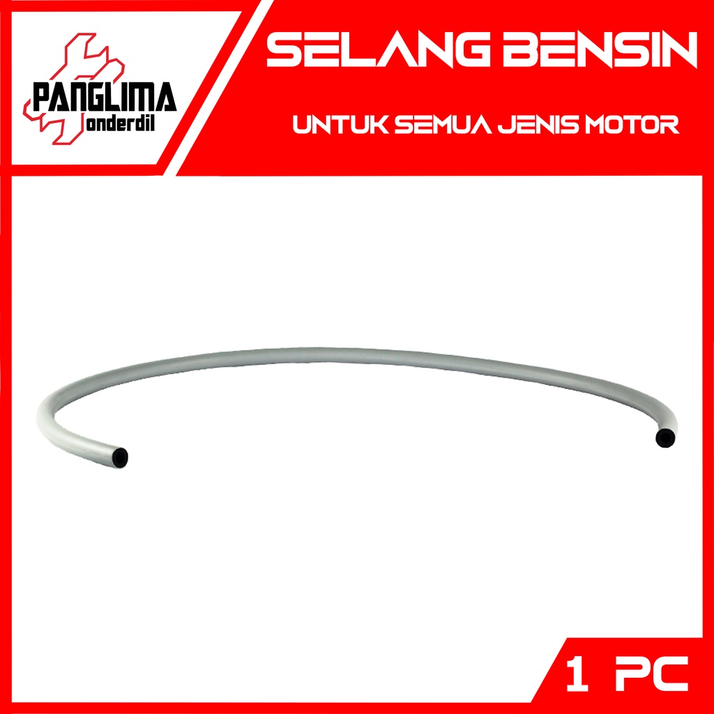 Selang Bensin Abu-Abu 60 cm Universal-Untuk Semua Jenis Motor Honda Beat &amp; Vario &amp; Scoopy &amp; Supra &amp; Mio &amp; Soul &amp; Jupiter &amp; Tiger