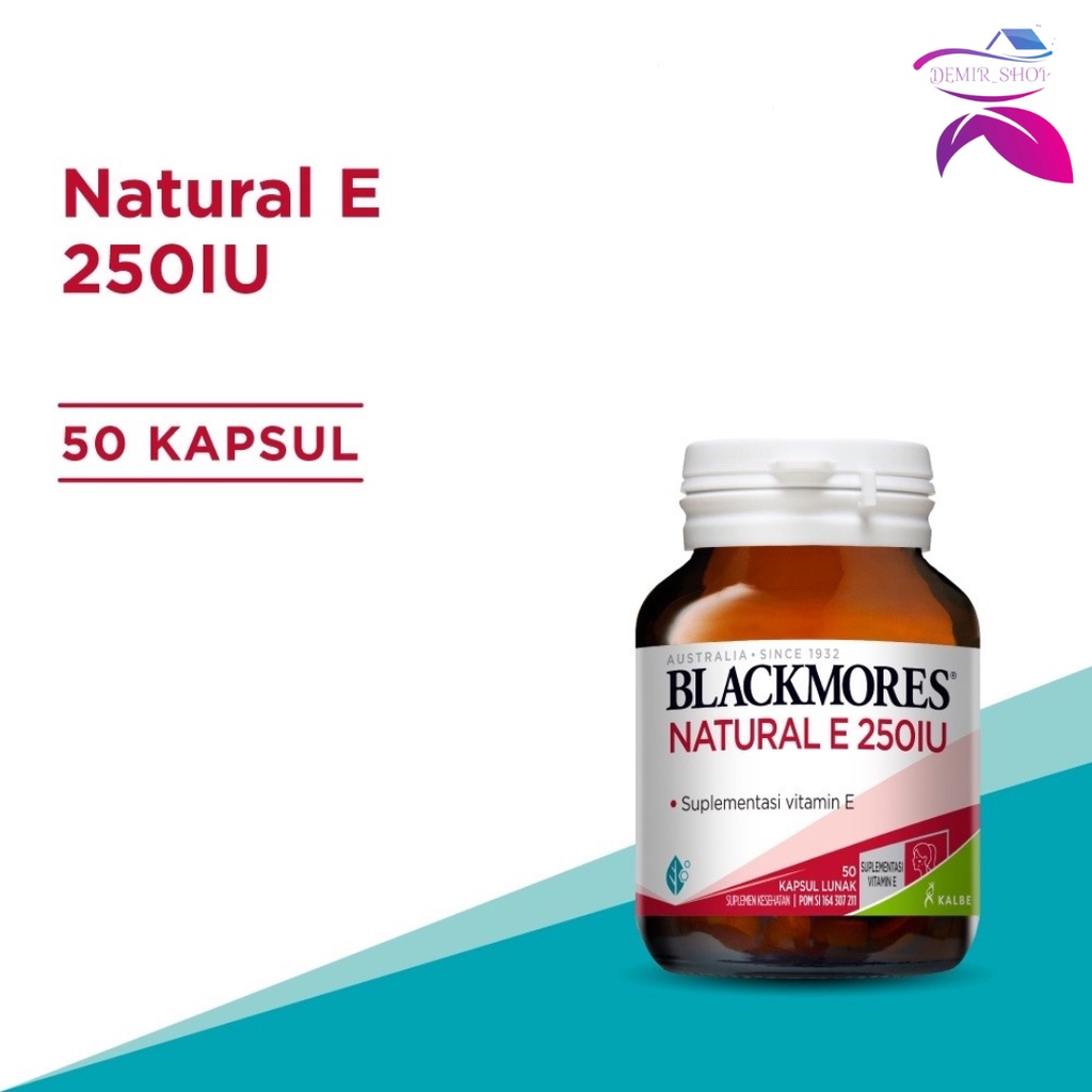 Blackmores Natural E 250 IU (50) / Vitamin E 250 IU