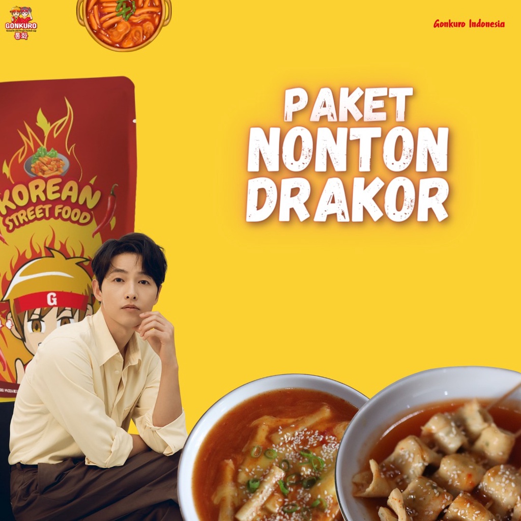 

BUNDLING PAKET NONTON DRAKOR | TOPOKKI TOPPOKI ODENG EOMUK MAKANAN KOREA INSTANT HALAL