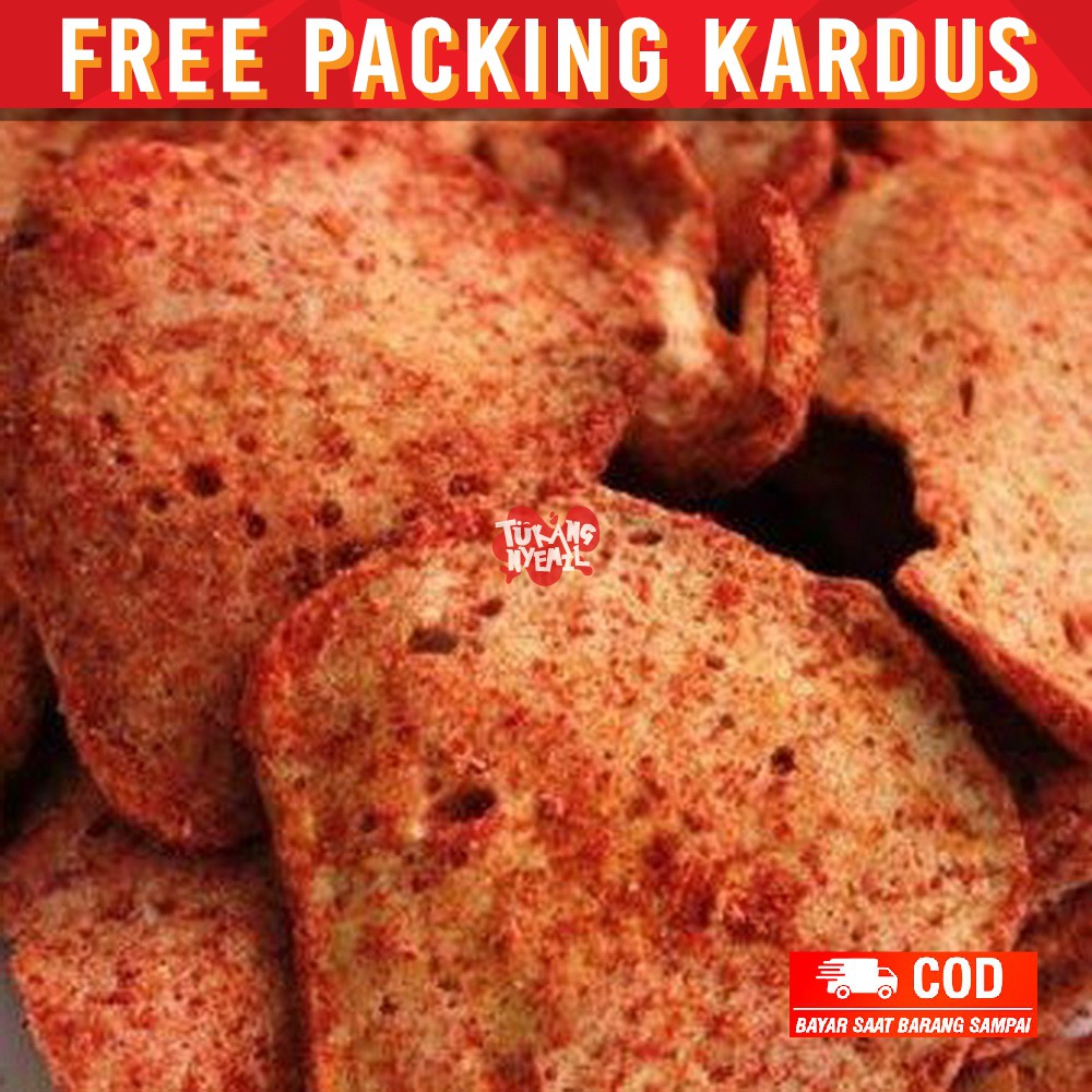 

snack kiloan keripik basreng pedas gurih 250 gram makanan ringan cemilan camilan jajanan kiloan