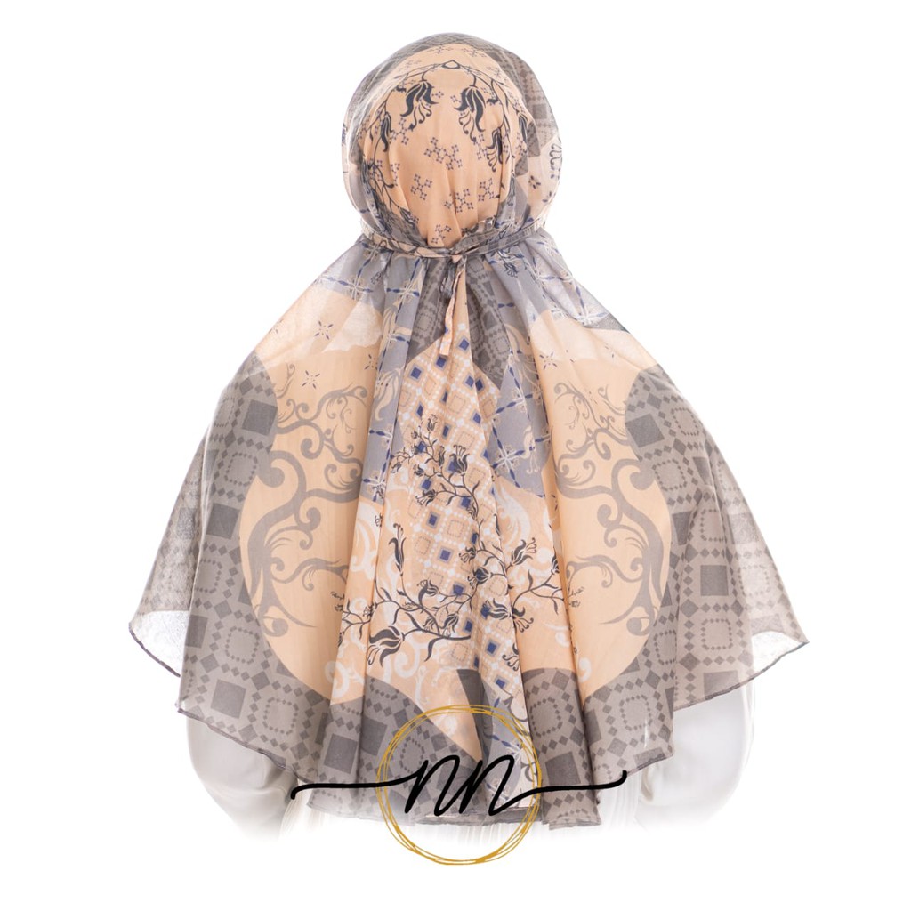 Hijab Fatimah Bergo Instan Motif,Jilbab Masker,Bergo Instan Motif Masker GROSIR!!!-1