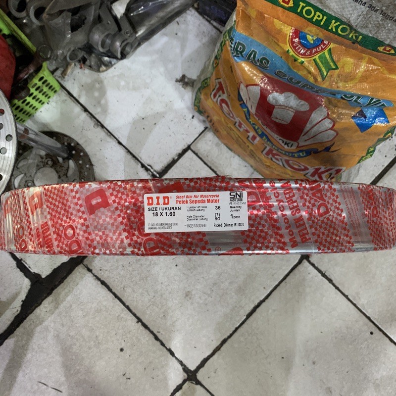 VELG DID KRUM RING 18 UKURAN 160