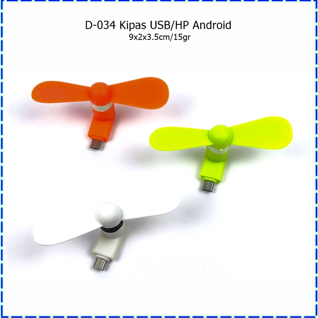 D-034 Kipas USB/Kipas HP Android