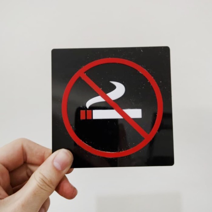 

Sign Board No Smoking Akrilik | Sign Acrylic Keren