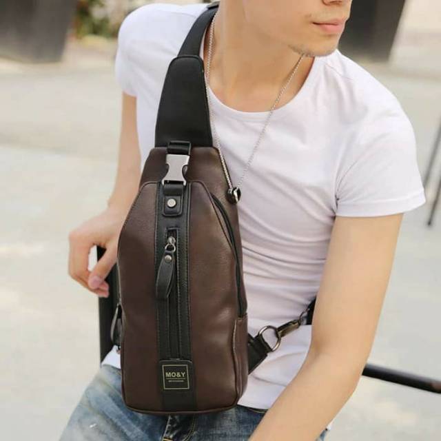 TAS SELEMPANG PRIA MO&amp;Y 9014 KULIT IMPORT / TAS SLEMPANG KULIT IMPORT