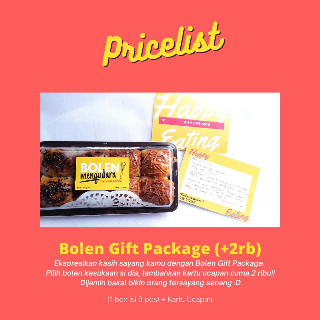 

Kemasan Gift Untuk Bolen Mengudara