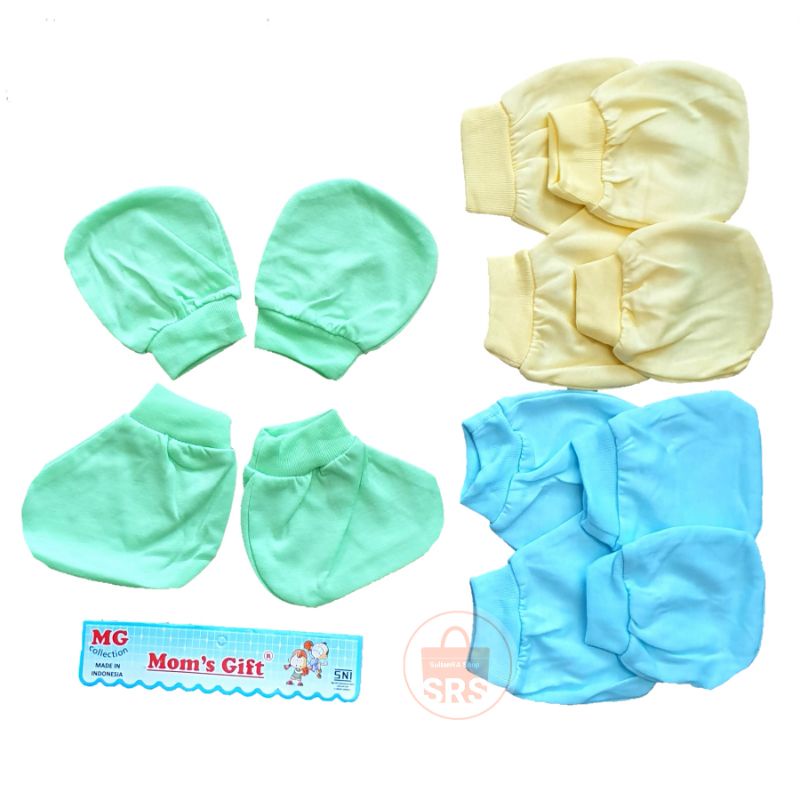 1 Set Sarung Tangan + Set Kaki Bayi Mom's Gift Premium Top Quality STK MG/ARSELL