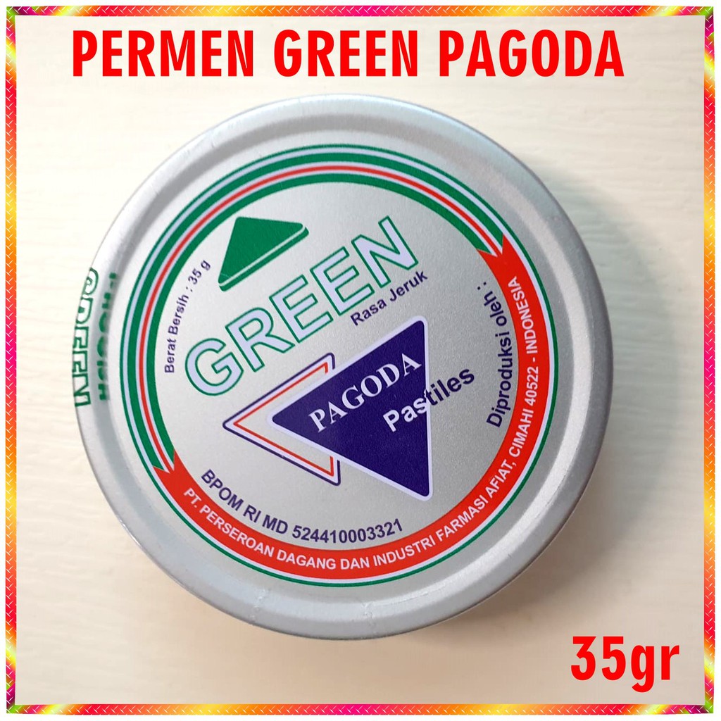 

Permen Green Pagoda Pastiles Rasa Jeruk 35gr