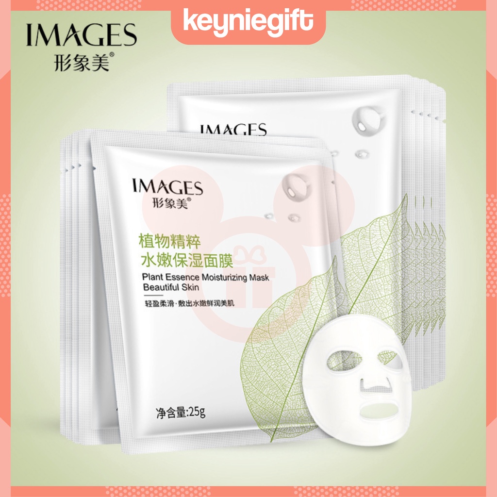 Images Plant Essence Mask Facial Mask Moisturizing Beautiful Skin Masker Wajah Esensi Tanaman IM006