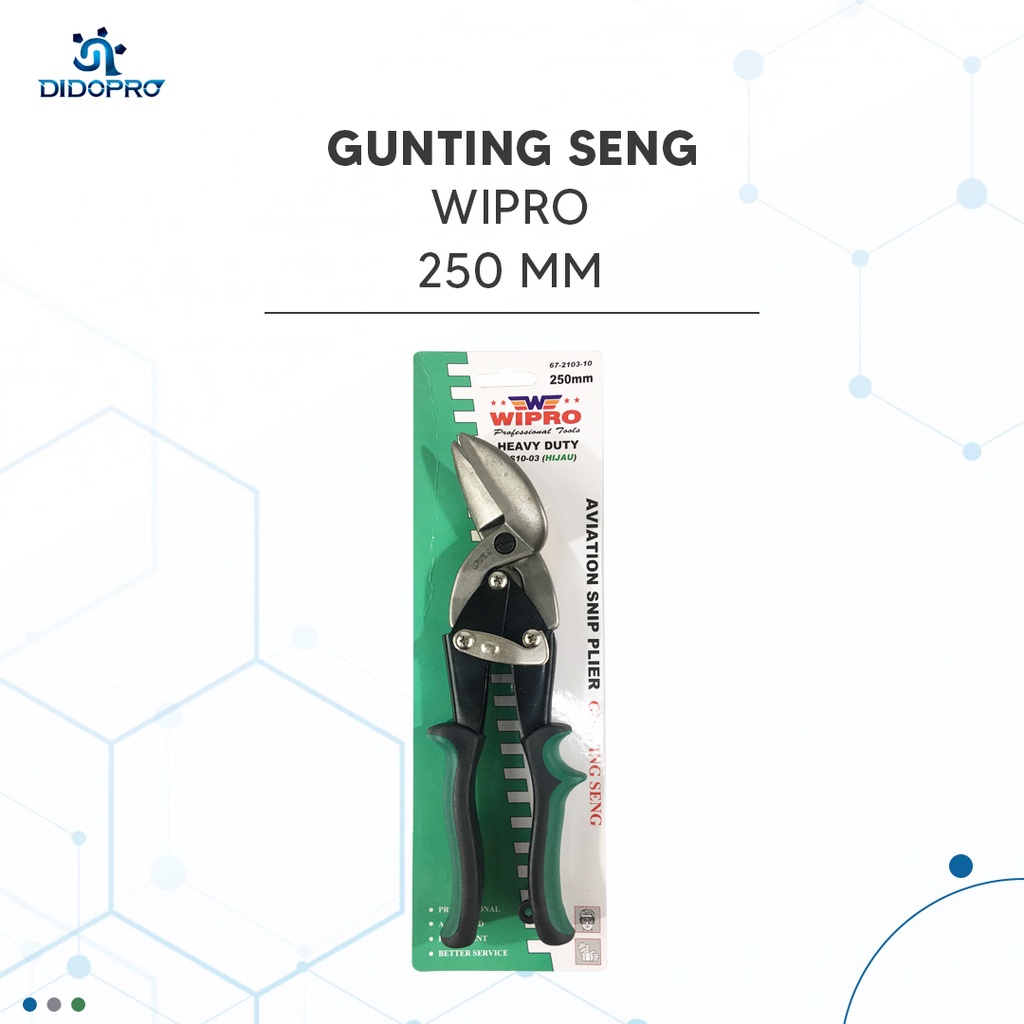 Gunting Baja Ringan 10&quot; Wipro (Kiri) (Gunting Holo/ Gunting Seng)