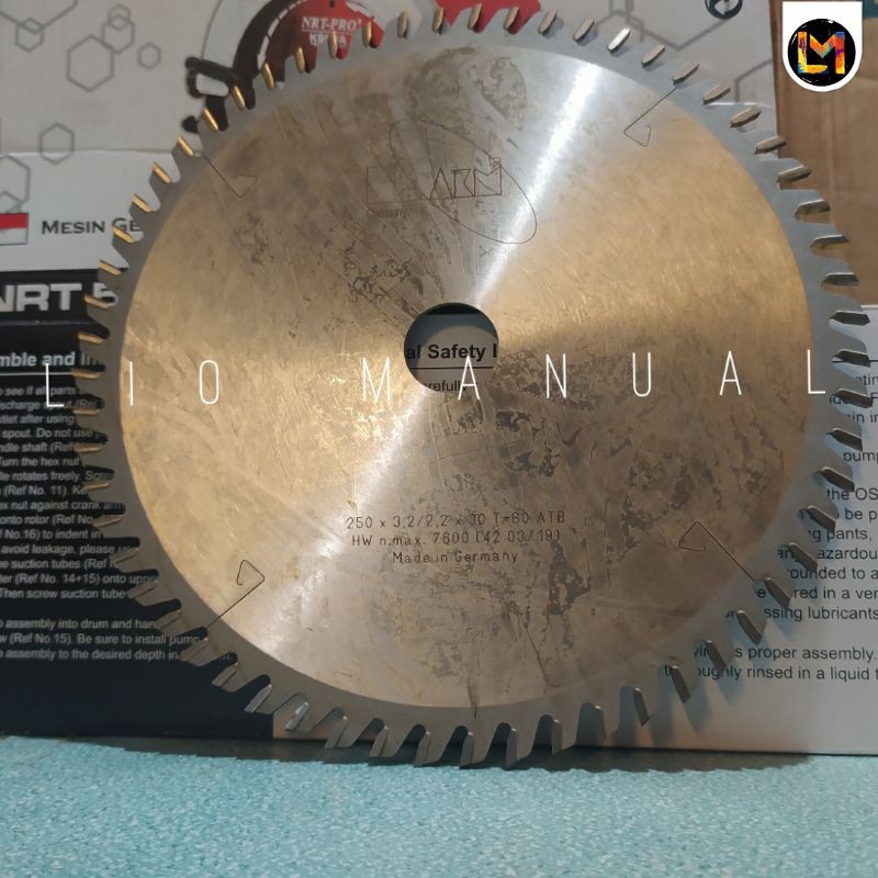 gergaji circular 10 INCH 60t TCT AKM gergaji kayu 250 x 60T gergaji kayu 8 x gigi 60