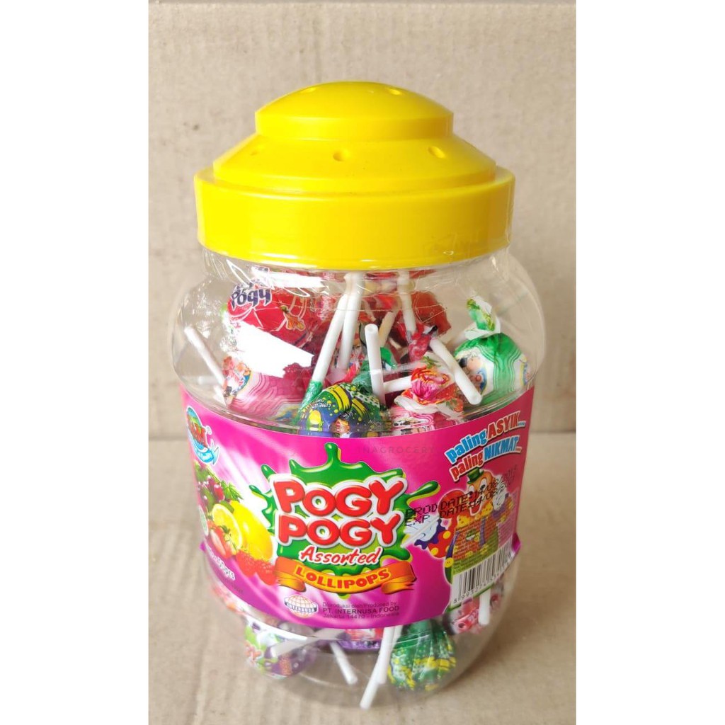 

POGY POGY ASSORTED LOLLIPOP 50pcs