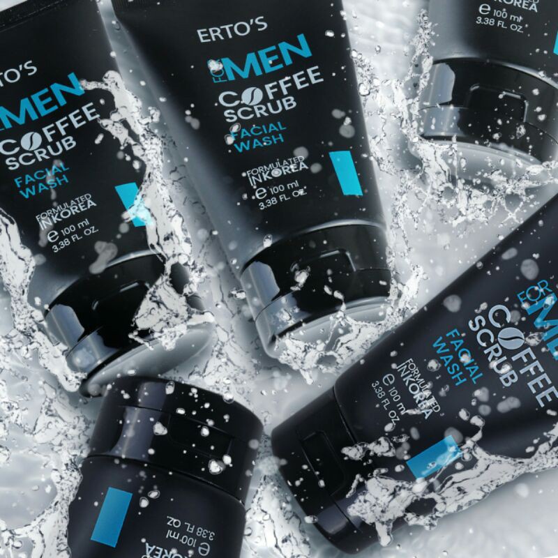 Ertos For Men Coffee Scrub Facial Wash