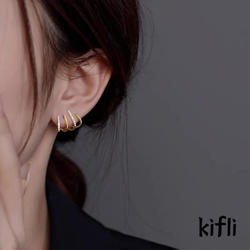 Anting Hoop Menjuntai Bahan S925 Silver Gaya Retro Untuk Aksesoris Perhiasan Wanita