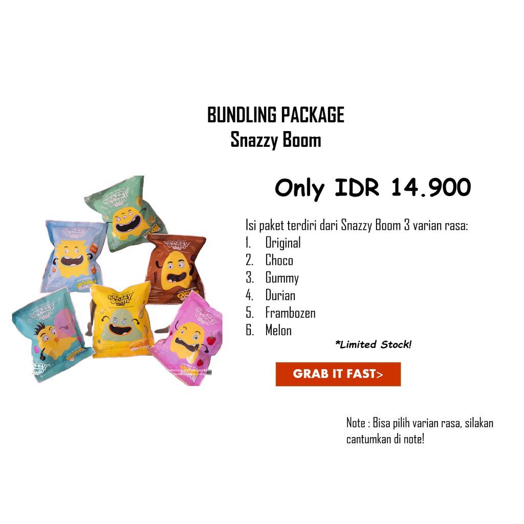 

Paket Hemat - Snazzy Boom