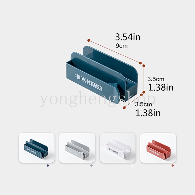 Rak Holder Kabel Charger Handphone Model Tempel Dinding