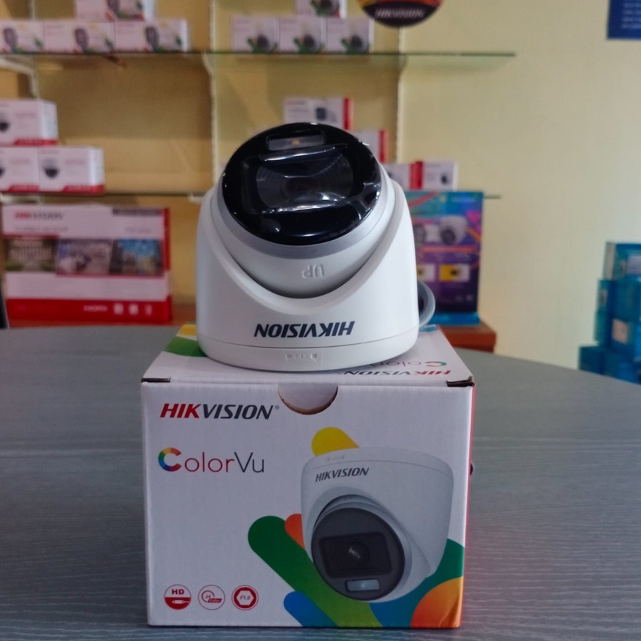 Paket CCTV HIKVISION 2MP 2 Kamera COLORVU Tanpa HDD Siap Pasang