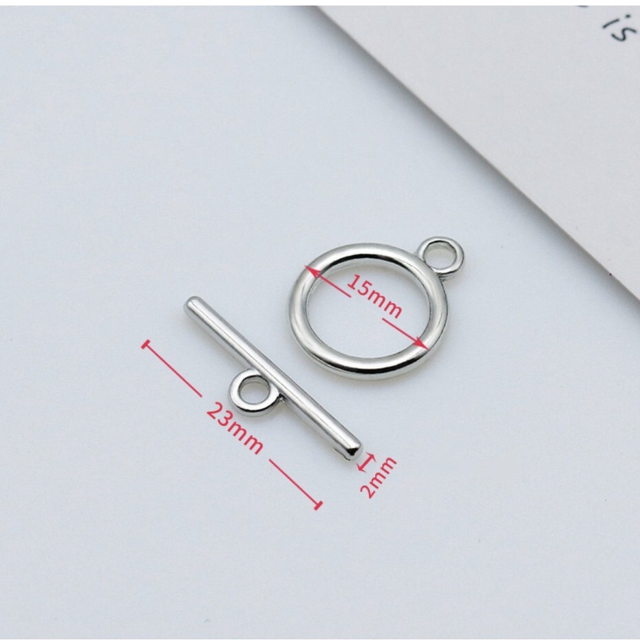 Gesper Konektor Gelang/Kalung Uk 11mm, 13mm ,15mm , 25mm  &amp; 26mm Harga/1set