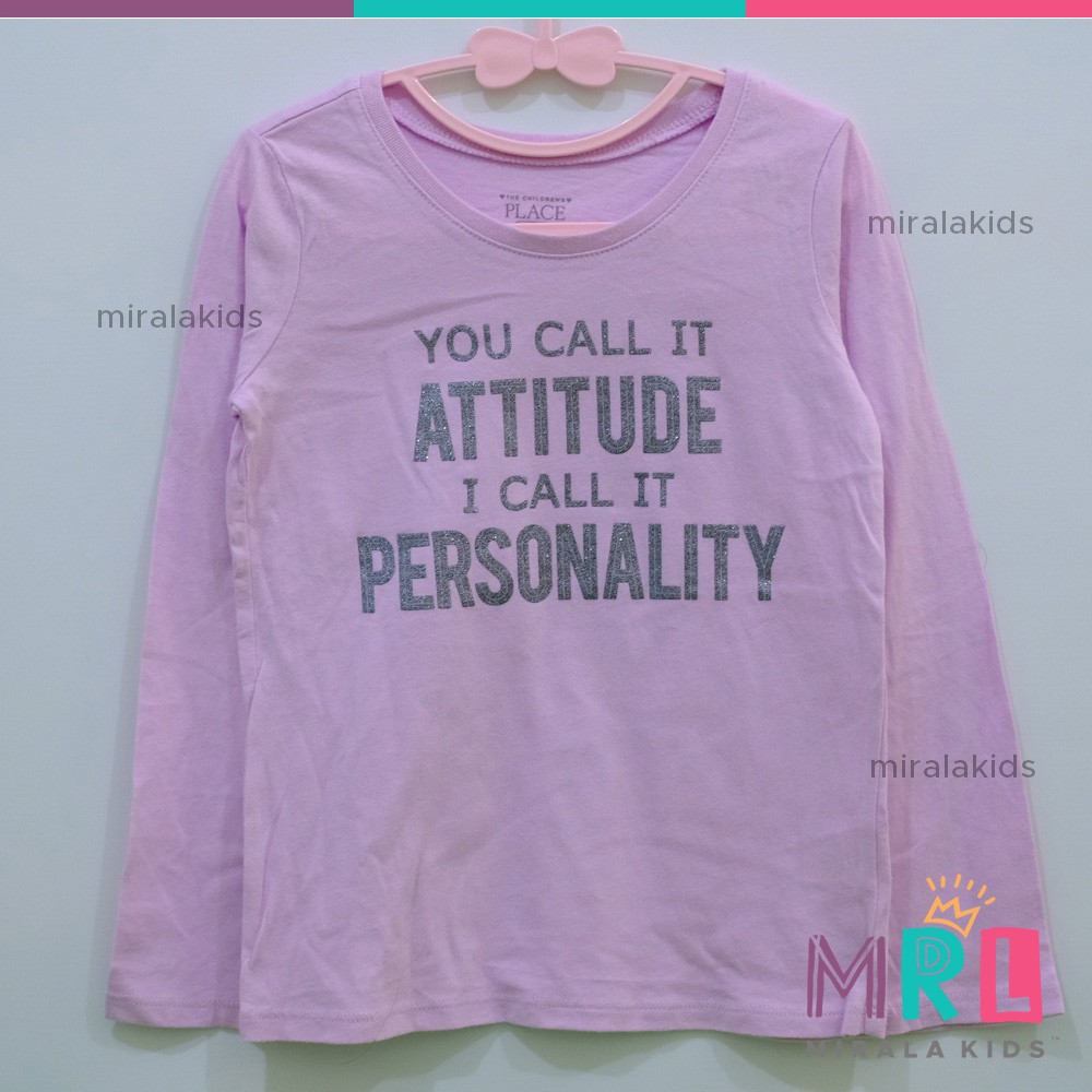 Kaos Anak Perempuan Lengan Panjang - Baju Branded Girl