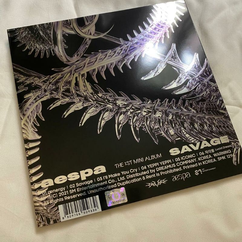 Private Order Signed Album AESPA Savage