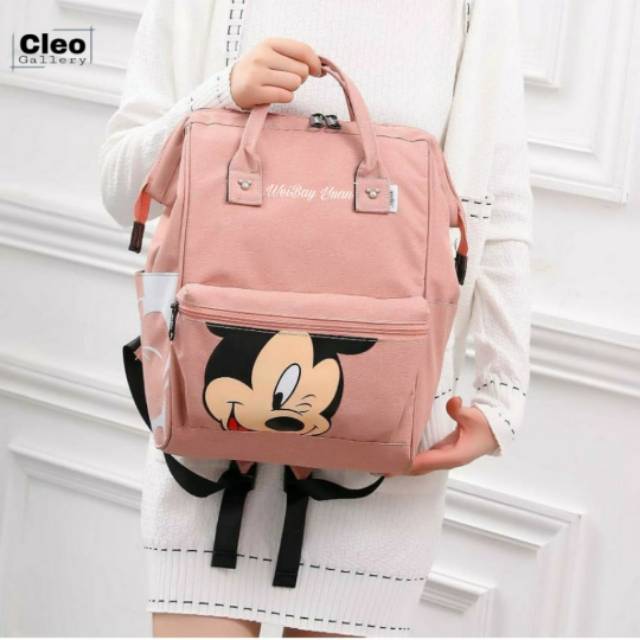 TAS RANSEL MICKEY MOUSE NIQABIS