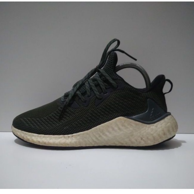 Sepatu Adidas Alphaboost Wuji Green White Second Original 41