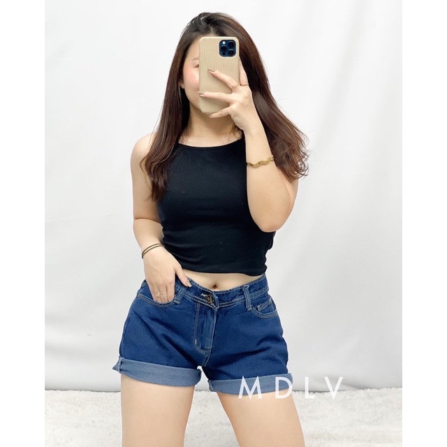 MDLV ~ Hotpants Basic Celana Jeans Pendek Hotpants terbaru Fashion Import