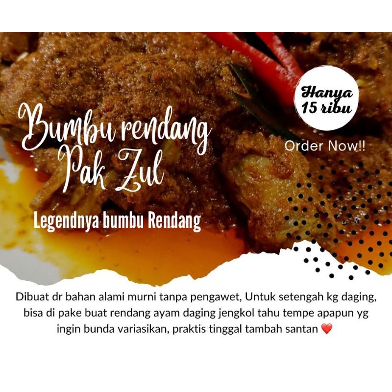 

bumbu rendang pak zul