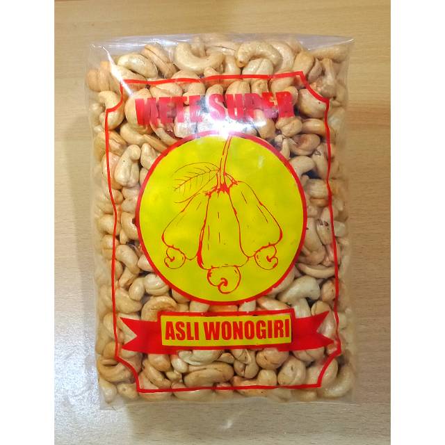 

MAKANAN RINGAN, CAMILAN, MENTE, MEDE, Kacang Mete Mede matang grade super 250 grm Wonogiri asli