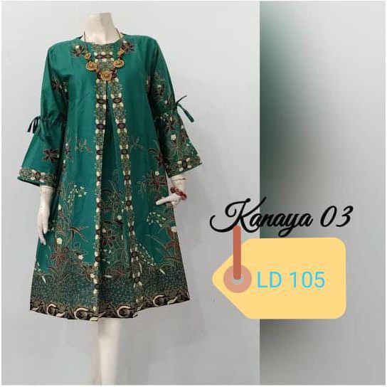 Batik Tunik Kanaya  Kain  Katun Primisima Unggul Jaya Ld 105 Cm dan 120Cm