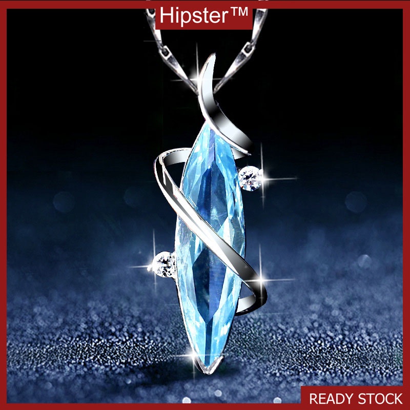 Design Personalized Characteristic Natural Fashion Sapphire Pendant Creative Necklace