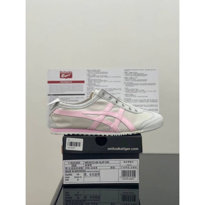 Sepatu Onitsuka Tiger Mexico 66 Slip On Grey Ping