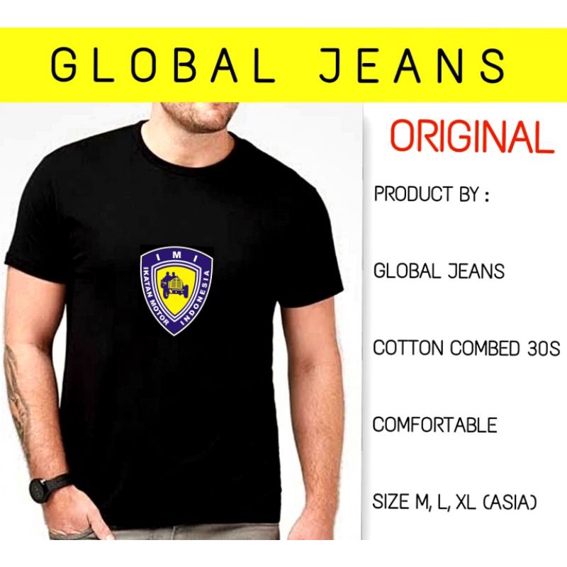 Kaos Motor Original Global Jeans/Kaos Ducati/Kaos KTM/Kaos Moto Gp Mandalika/Tshirt Motor sport/Kaos