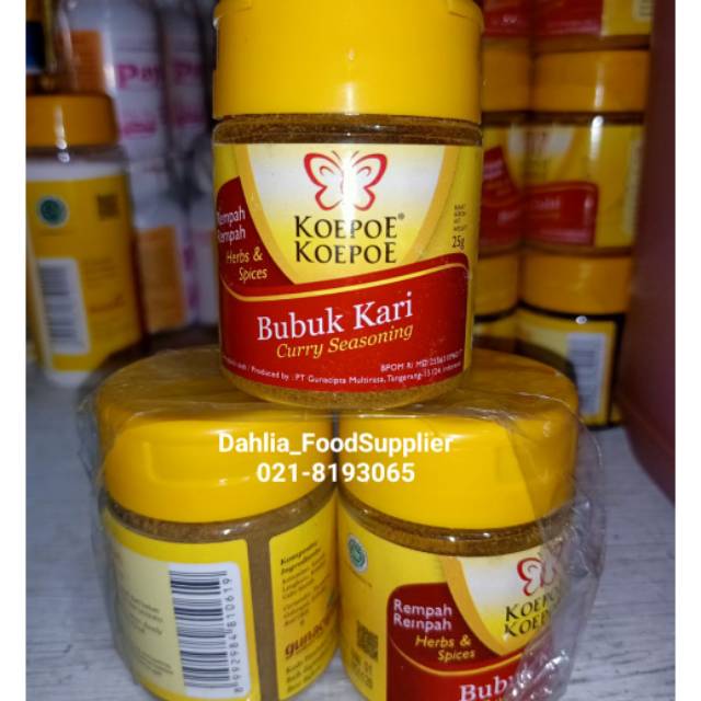 

BUBUK KARI KOEPO KOEPO 25GR - bumbu kari instan koepo koepo - bubuk kari instan - curry instan