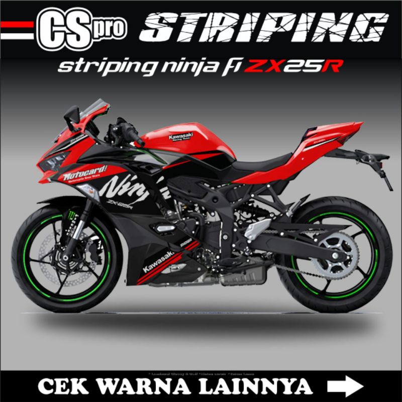 Striping Ninja ZX25R / Sticker Motor Kawasaki Ninja ZX25R