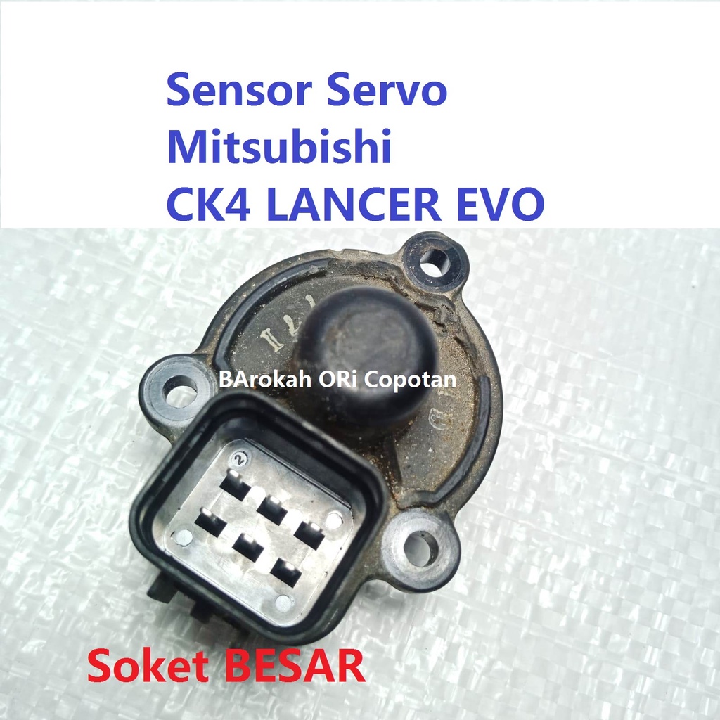 Sensor Servo Mitsubishi CK4 LAncer EVO Idle Air Control Valve Motor IAC IACV UP ISC HITAM Copotan SEcond ASli ORi Original