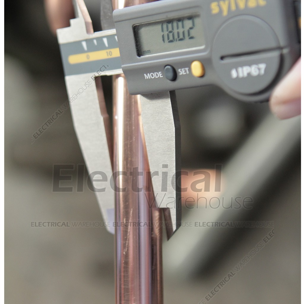 COPPER ROD FULL TEMBAGA 3/4 inch 4 meter (GROUND GROUNDING 3/4&quot; 4m 4mtr)